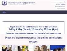 Tablet Screenshot of cchs.co.uk